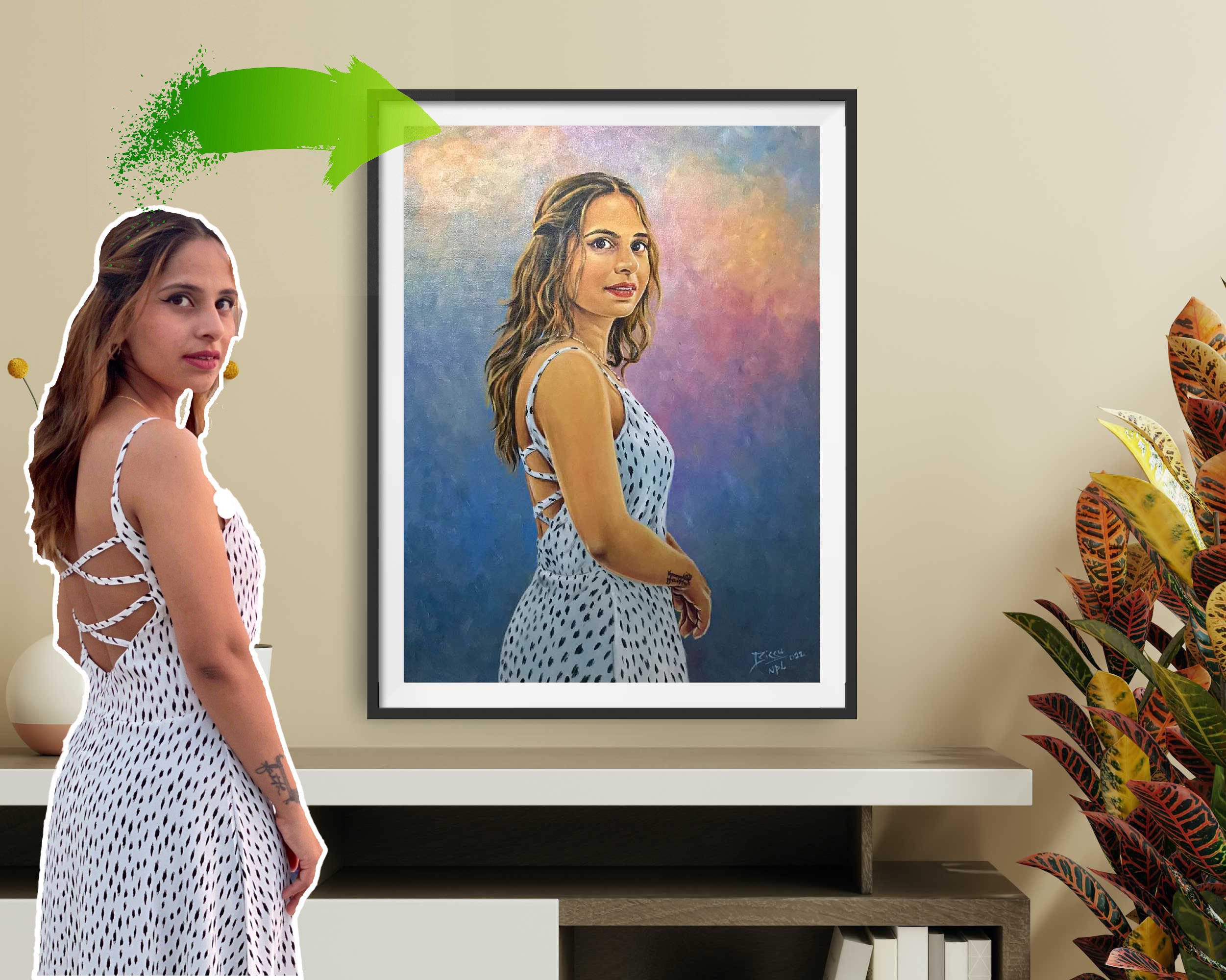 customized portrait painting gift ideas