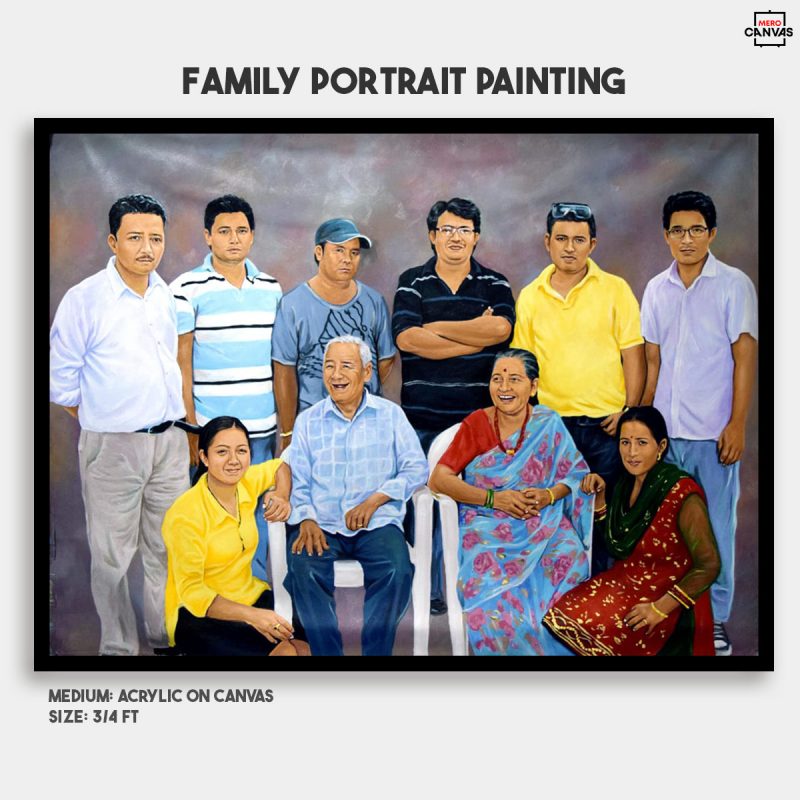 Family Portrait Painting